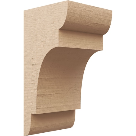Ekena Millwork 12"W x 12"D x 24"H Wide New Brighton Rough Cedar Woodgrain TimberThane Corbel, Primed Tan CORUR12X12X24NEBRCPR